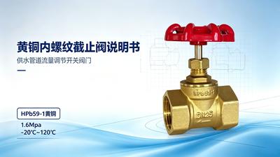 黄铜内螺纹截止阀产品说明书