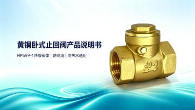 黄铜卧式止回阀产品说明书